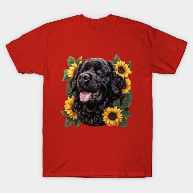 Newfoundland dog T-Shirt by VelvetRoom